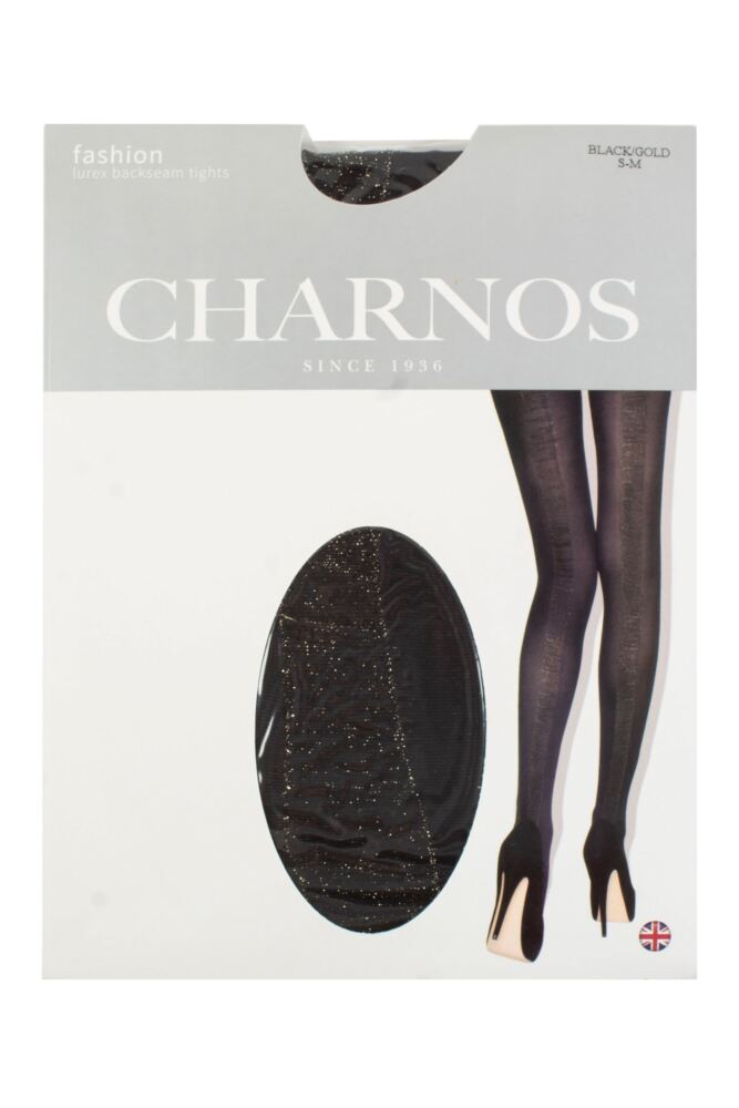 sockshop CharnosWomens Lurex Backseam Tights