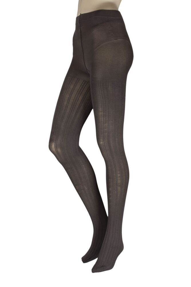 Sockshop CharnosWomens Opaque Cable Knit Tights