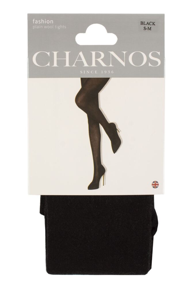 sockshop CharnosWomens Plain Wool Tights