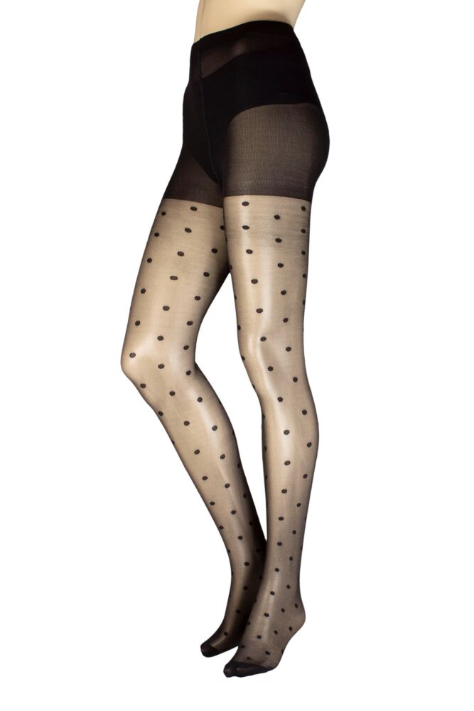 Sockshop CharnosWomens Sheer Polka Dot Tights