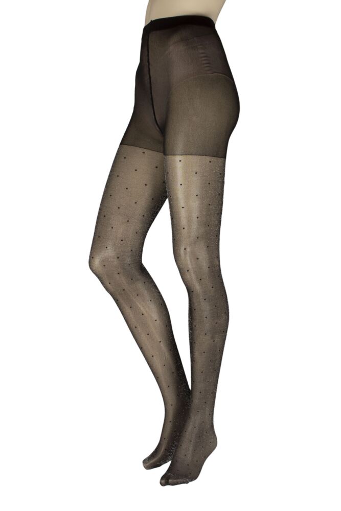 Sockshop CharnosWomens Sparkle Polka Dot Tights