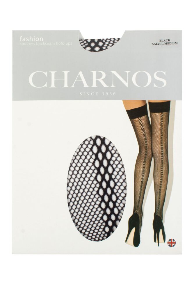 sockshop CharnosWomens Spot Net Backseam Hold Ups