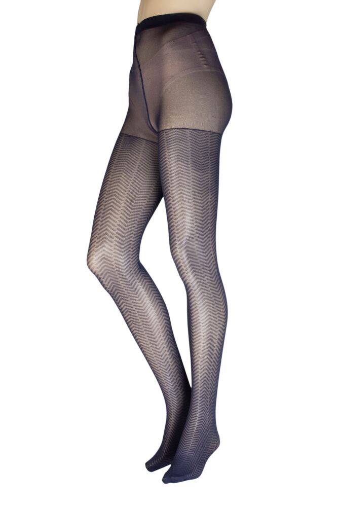 Sockshop CharnosWomens Tuelle Chevron Tights
