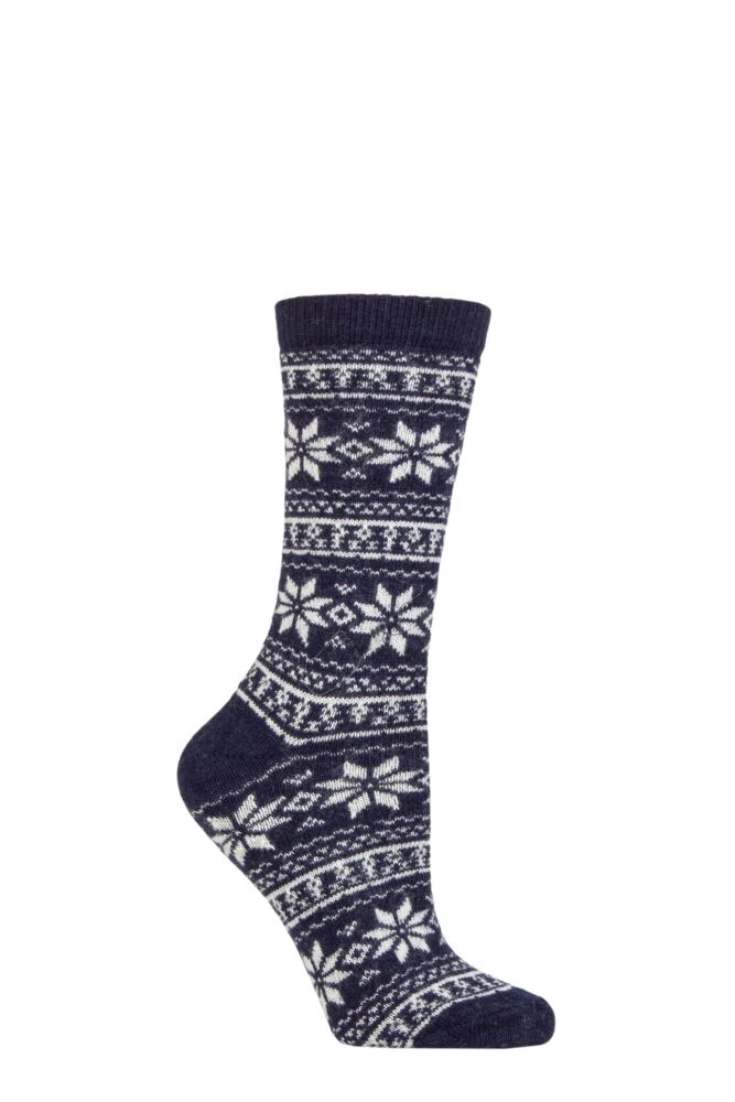 Sockshop CharnosWomens Wool Fairisle Socks