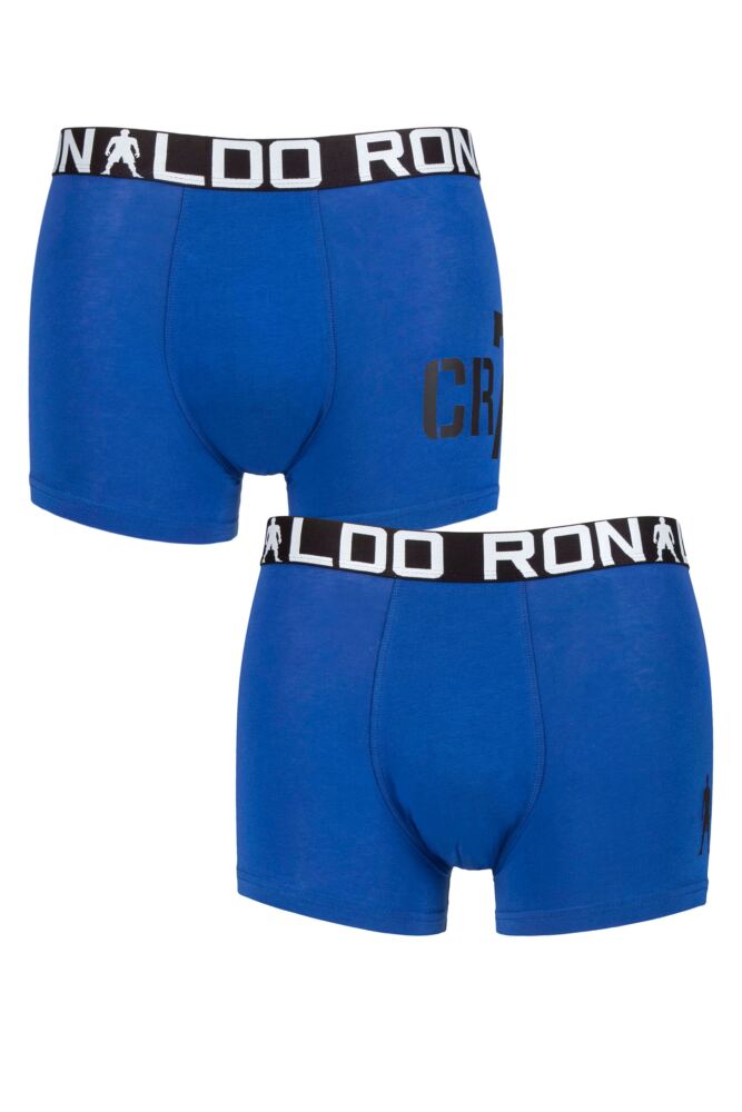Sockshop CR7Boys Cotton Boxer Shorts 2-Pack