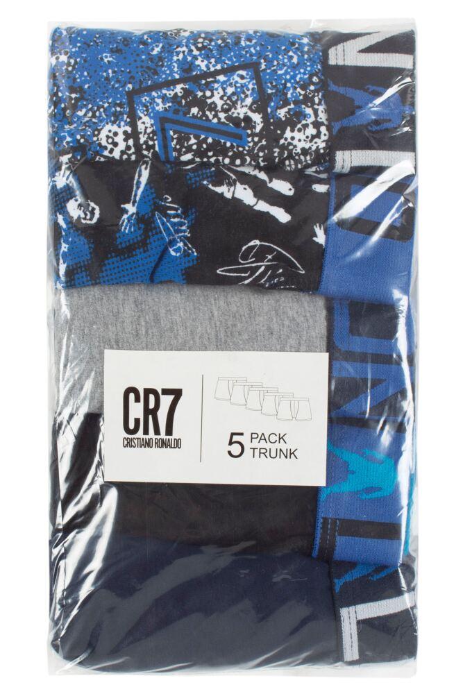 sockshop CR7Boys Cotton CR7 Boxer Shorts 5-Pack