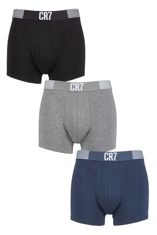 Sockshop CR7Mens Cotton CR7 Trunks 3-Pack