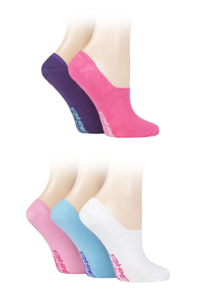 Sockshop Dare To WearWomens No Show Socks 5-Pair