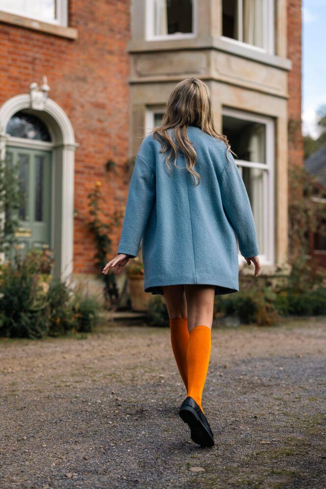 Sockshop ELLEWomens Bamboo Plain Knee Highs 2-Pair