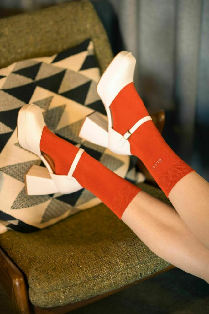 Sockshop ELLEWomens Bamboo Plain Socks 2-Pair