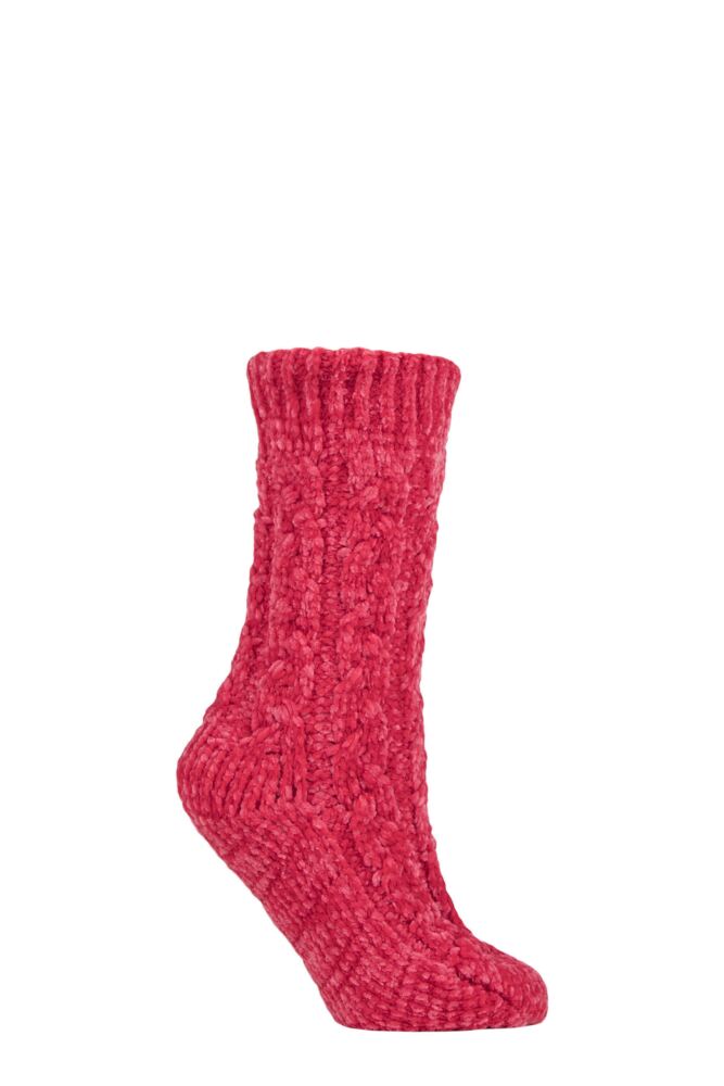 Sockshop ELLEWomens Chenille Cable Slouch Socks
