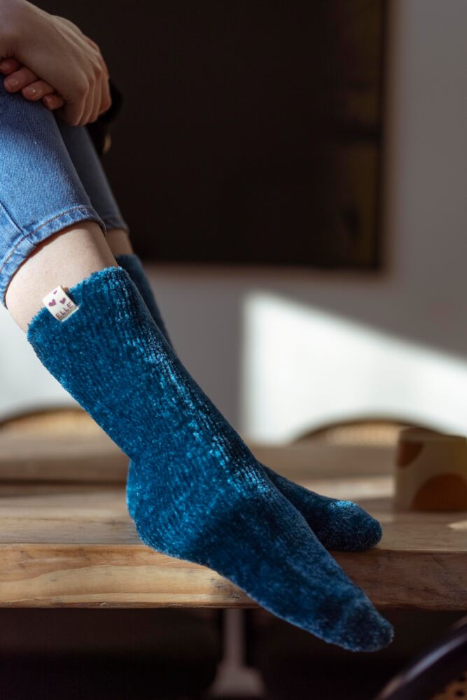 Sockshop ELLEWomens Chenille Leisure Socks 2-Pair