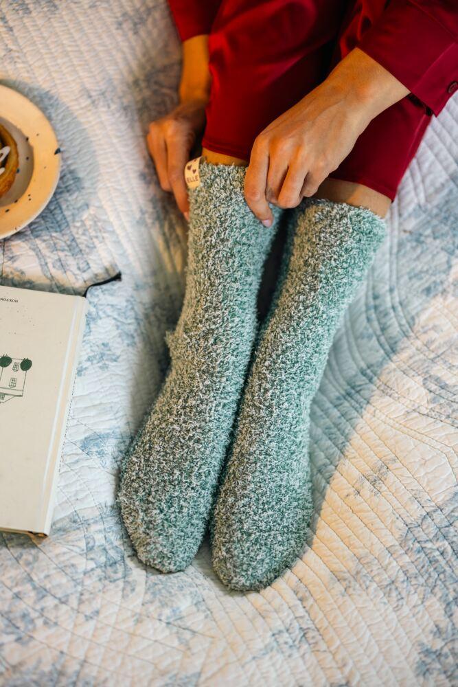 Sockshop ELLEWomens Cosy Bed & Slipper Socks 2-Pair