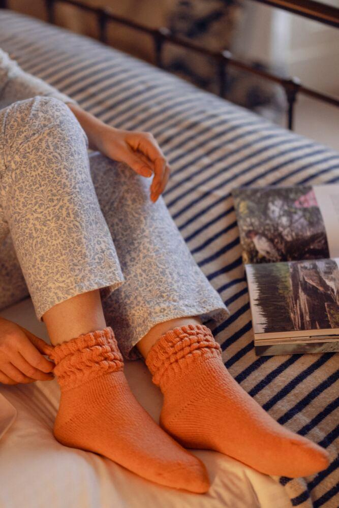 Sockshop ELLEWomens Cosy Home And Bed Socks 2-Pair