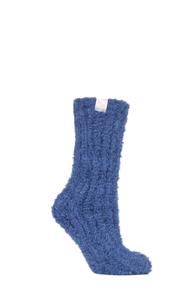 sockshop ELLEWomens Feather Slipper Socks