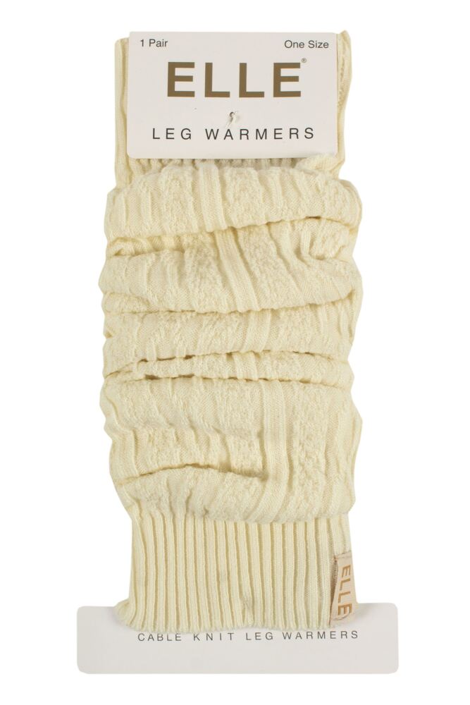 sockshop ELLEWomens Fine Cable Knit Leg Warmers