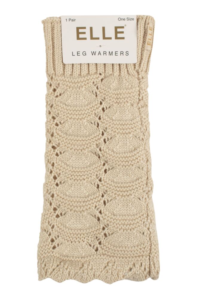 sockshop ELLEWomens Lace Knit Leg Warmers