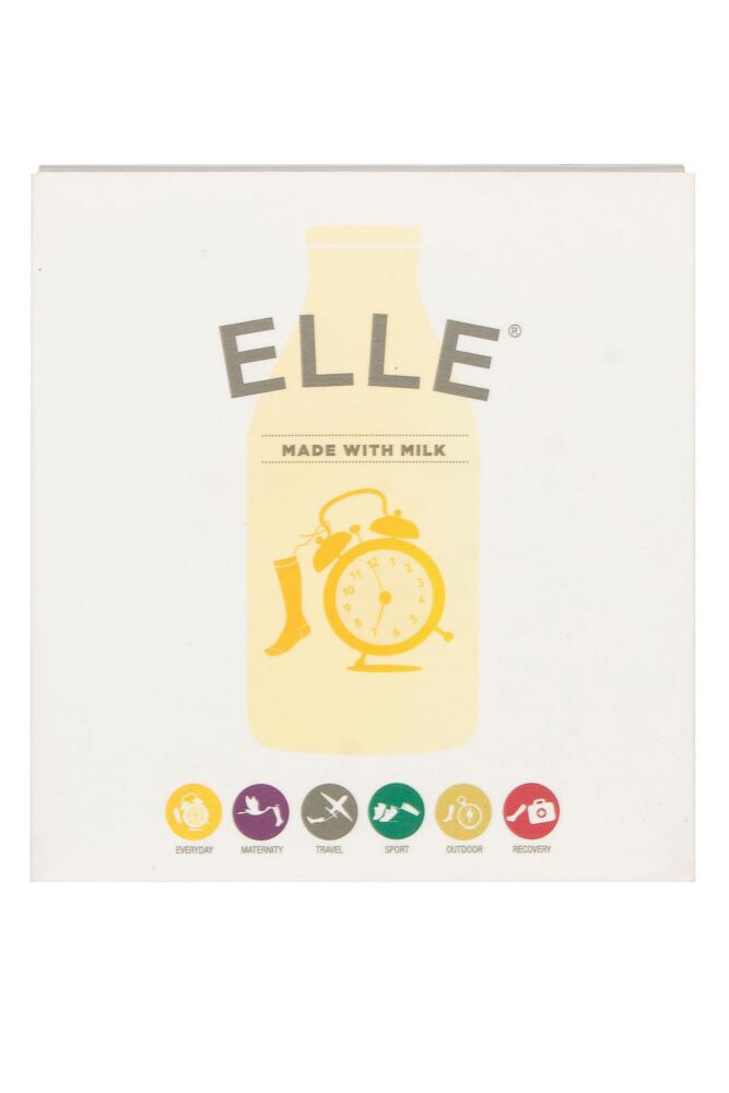 sockshop ELLEWomens Milk Socks with Massage Sole