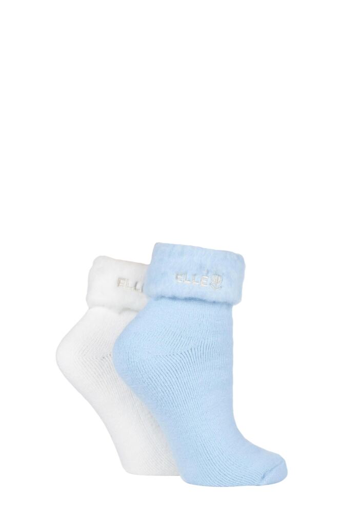Sockshop ELLEWomens Original Cosy Bed Socks 2-Pair