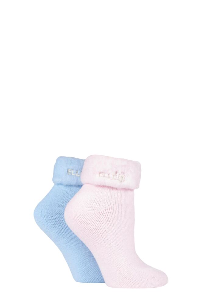 Sockshop ELLEWomens Original Cosy Bed Socks 2-Pair