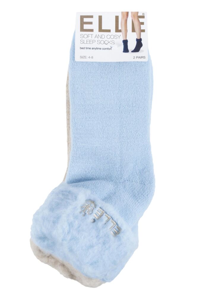 sockshop ELLEWomens Original Cosy Bed Socks 2-Pair