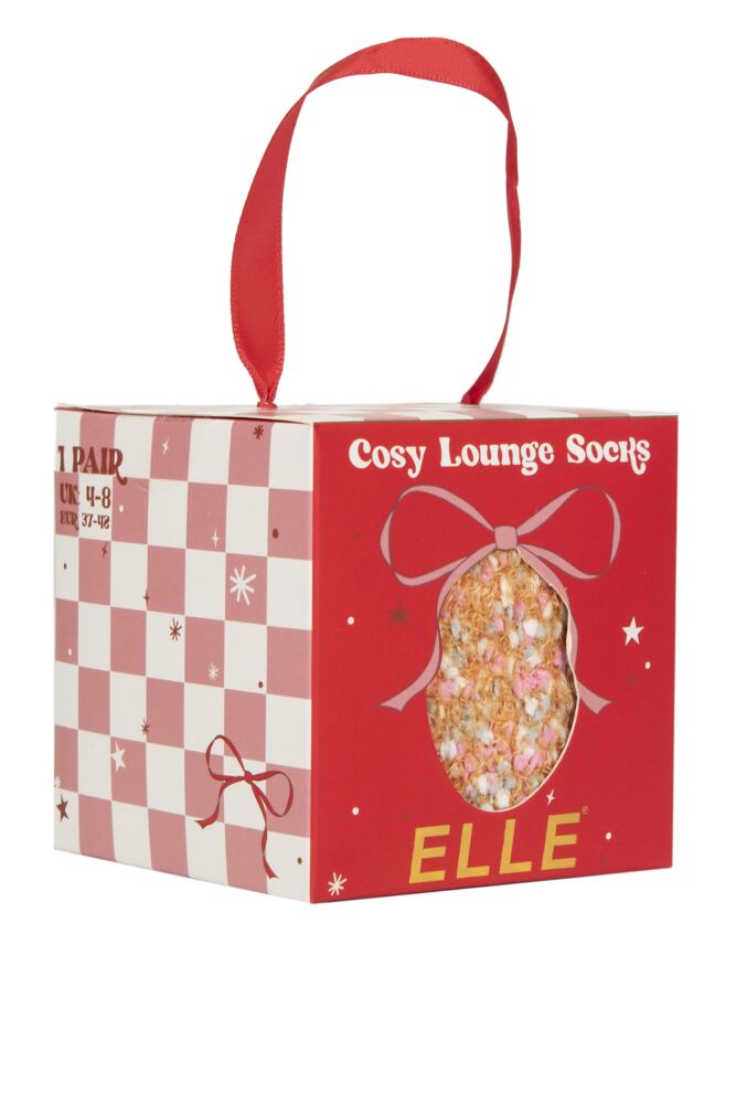 Sockshop ELLEWomens Popcorn Feather Socks Gift Box