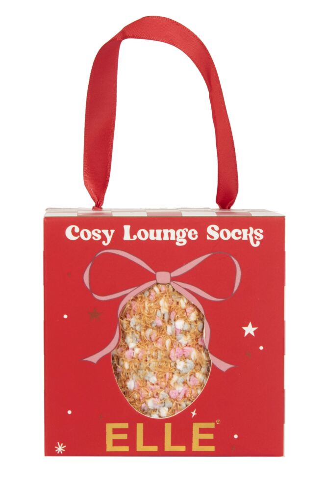 sockshop ELLEWomens Popcorn Feather Socks Gift Box