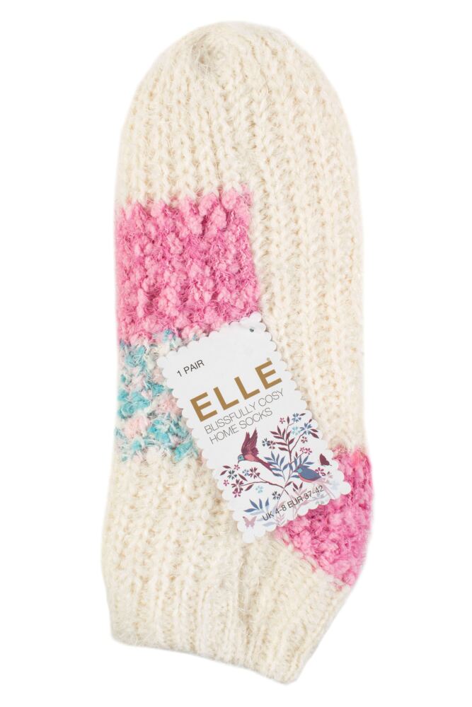 sockshop ELLEWomens Sherpa Lined Slipper Socks