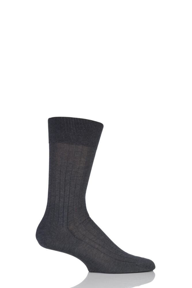 Sockshop FALKEMens Cotton Milano Rib Socks