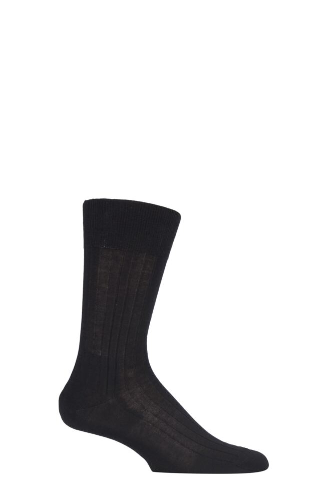 Sockshop FALKEMens Cotton Milano Rib Socks