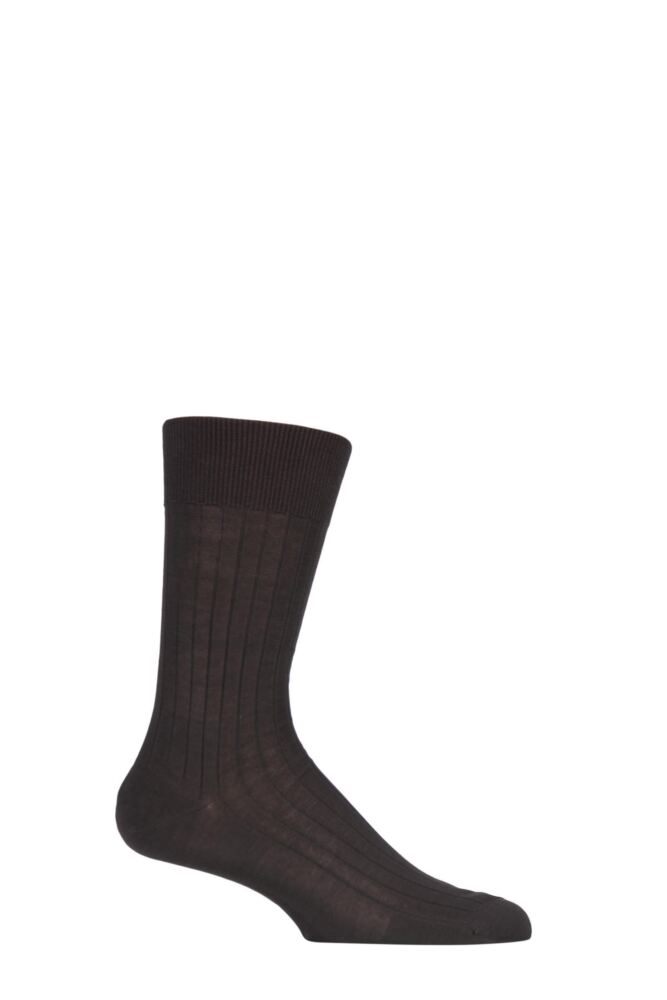 Sockshop FALKEMens Cotton Milano Rib Socks