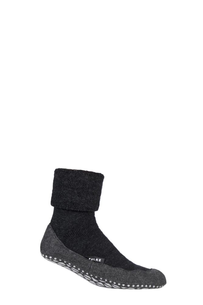 Sockshop FALKEMens Virgin Wool Cosyshoe Home Socks