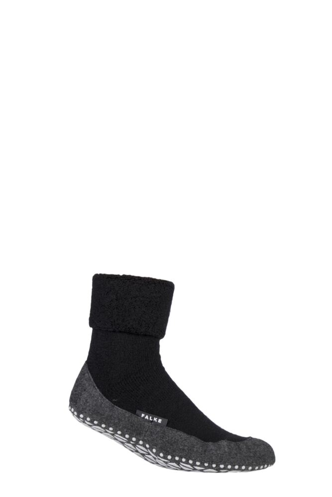 Sockshop FALKEMens Virgin Wool Cosyshoe Home Socks