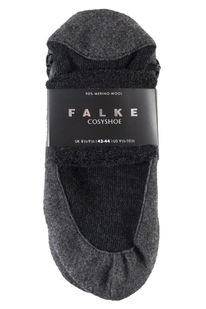 sockshop FALKEMens Virgin Wool Cosyshoe Home Socks