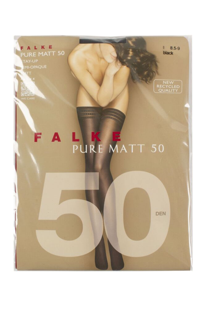 sockshop FALKEWomens 50 Denier Pure Matt Hold Ups