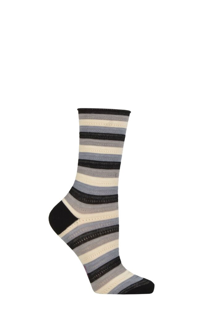 Sockshop FALKEWomens Lyocell Dopamine Stripe Socks
