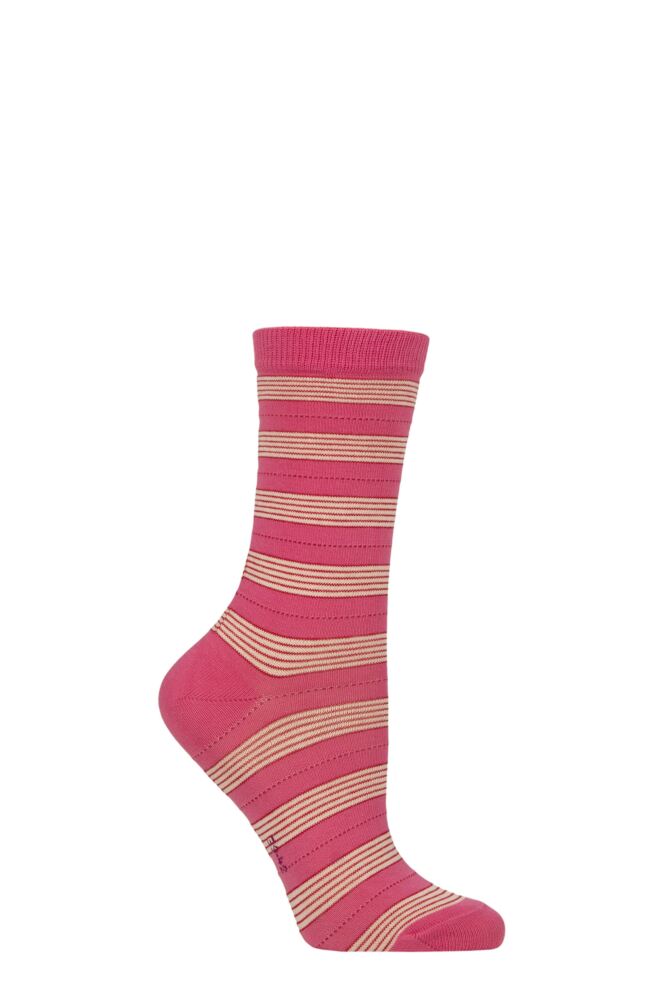 Sockshop FALKEWomens Stripe Uniform Cotton Socks