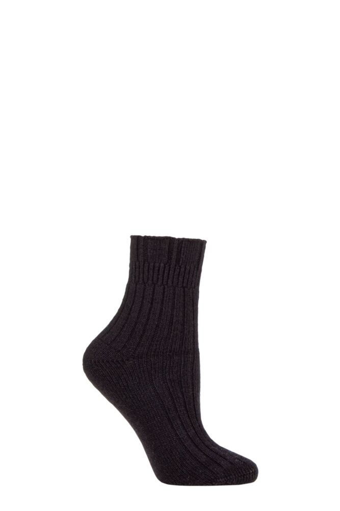Sockshop FALKEWomens Wool Ribbed Bed Socks