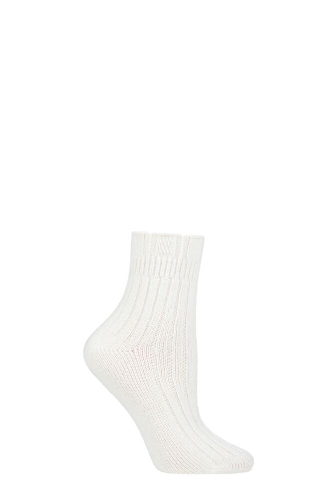 Sockshop FALKEWomens Wool Ribbed Bed Socks