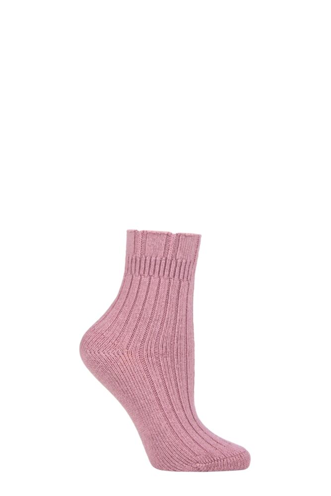 Sockshop FALKEWomens Wool Ribbed Bed Socks