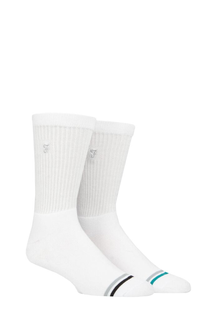 Sockshop FarahMens Bamboo Leisure Socks 2-Pair