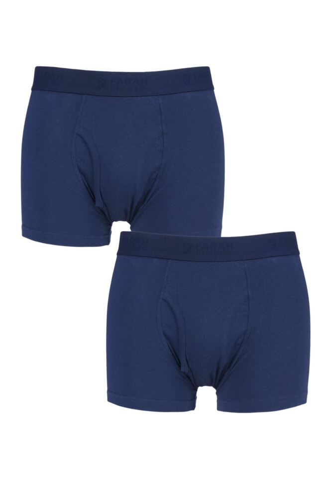 Sockshop FarahMens Cotton Plain Trunks 2-Pair