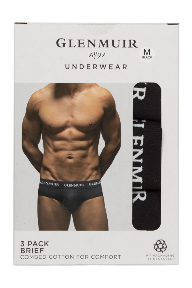 sockshop GlenmuirMens Cotton Briefs 3-Pack