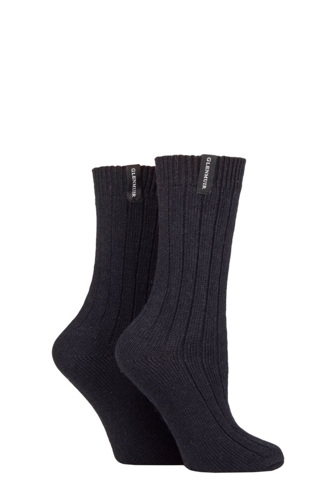 Sockshop GlenmuirWomens Classic Boot Socks 2-Pair