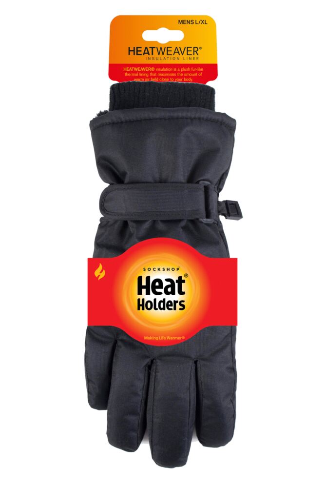 sockshop Heat HoldersMens 2.3 Tog Ski Gloves