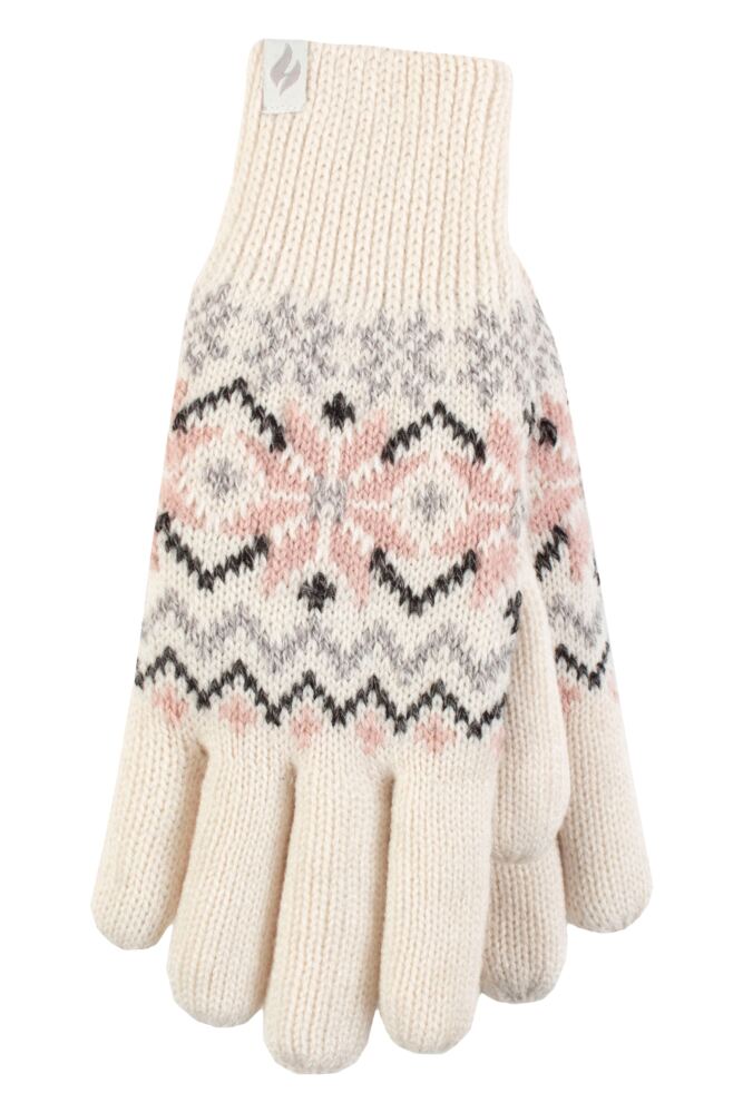 Sockshop Heat HoldersWomens Avens Patterned Gloves