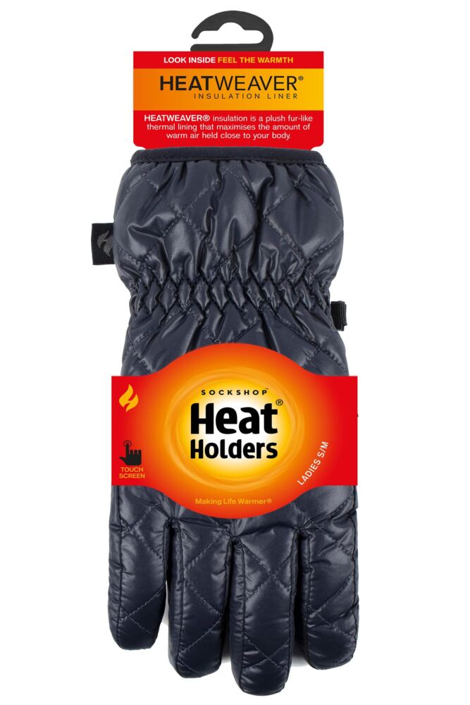 sockshop Heat HoldersWomens Bryce Quilted Gloves