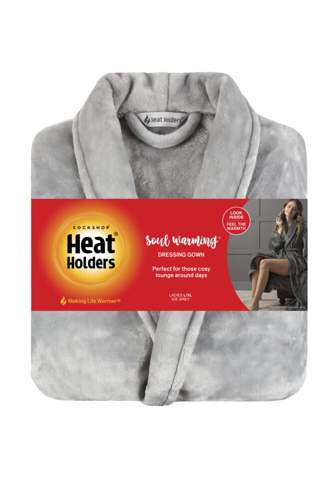 sockshop Heat HoldersWomens Fleece Dressing Gown