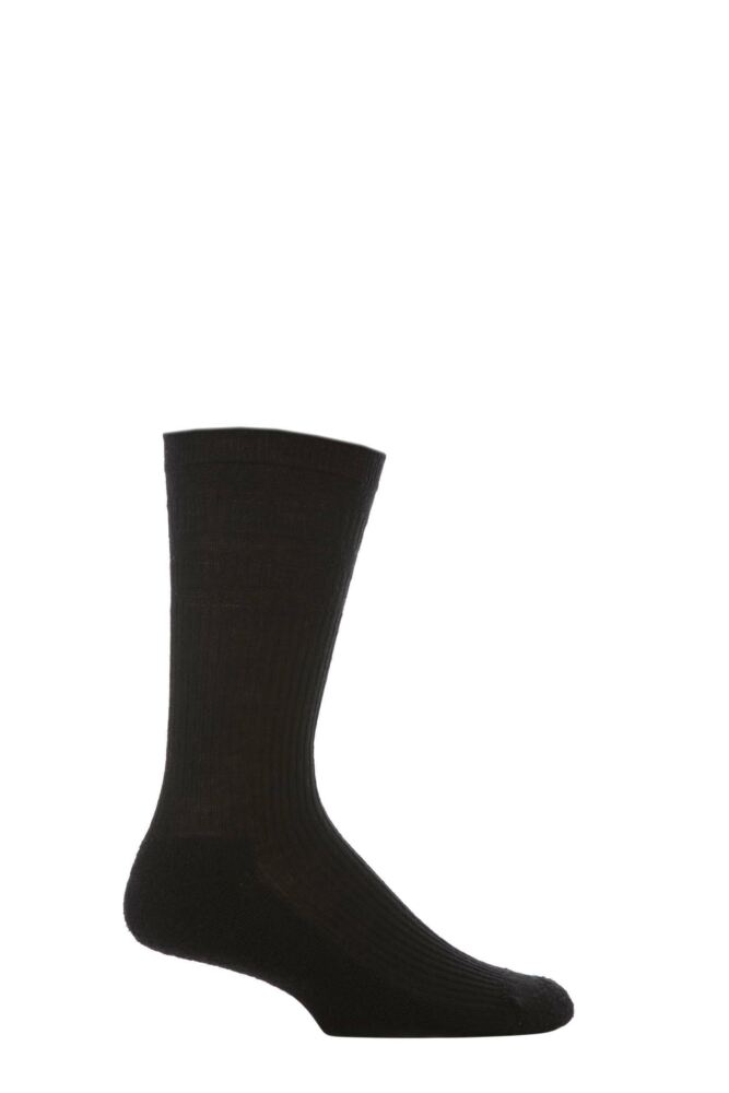 Sockshop HJ HallMens Wool Extra Wide Softop Socks