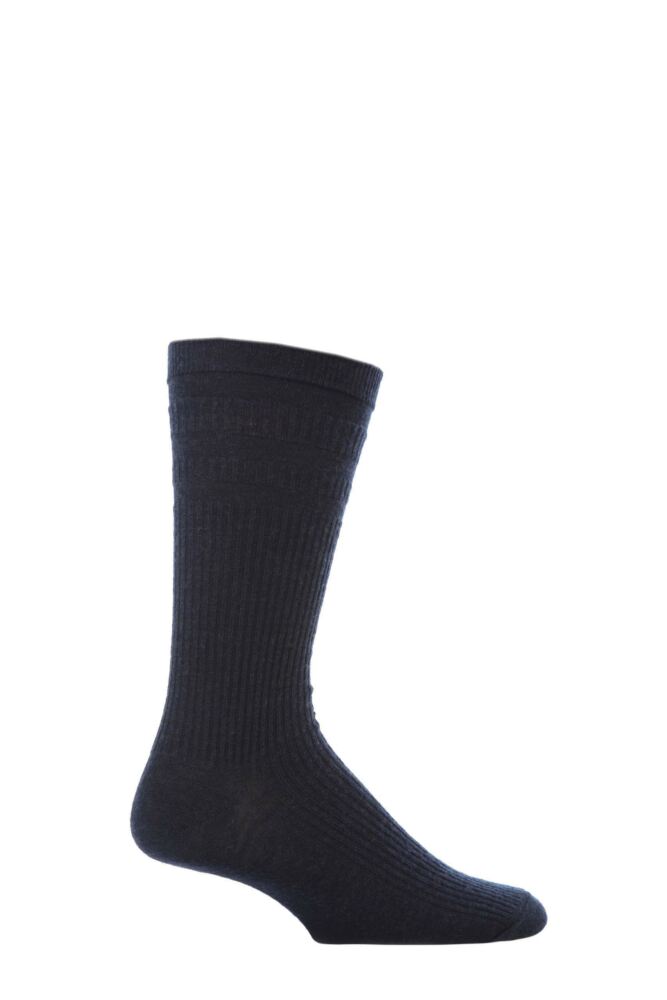 Sockshop HJ HallMens Wool Extra Wide Softop Socks